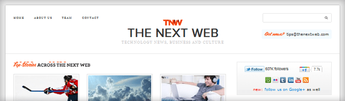 TheNextWeb Search Box