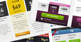 Best Designed Pricing Comparison Tables