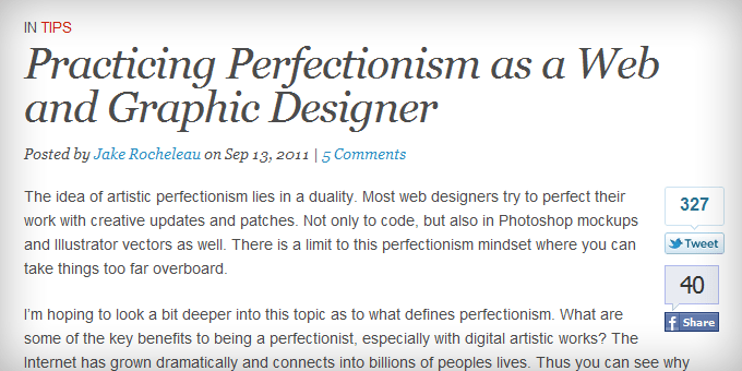 Typography Styling Web Design Ledger