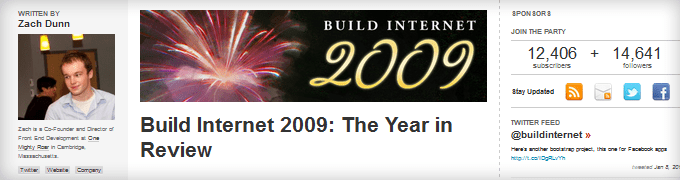 Build Internet 2009