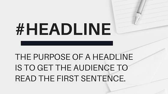 blog readers are persuaded to read further by powerful headlines